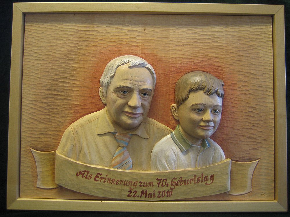 Porträt-Relief